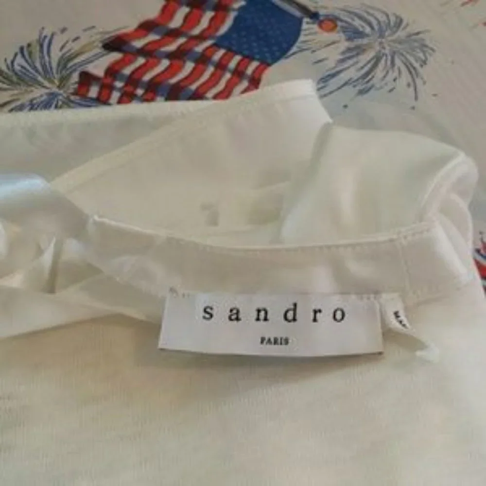 SANDRO SWEATER WITH SILK BACK - Picture 3 of 4